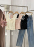 MATINEE  Half Sleeves Square Neck Tops